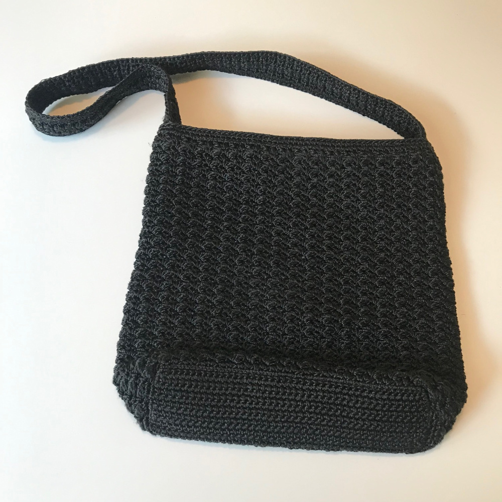 VINTAGE THE SAK, BLACK PURSE